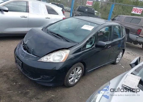 2009 Honda Fit Sport z USA, uszkodzony, nr VIN JHMGE884X9C004010